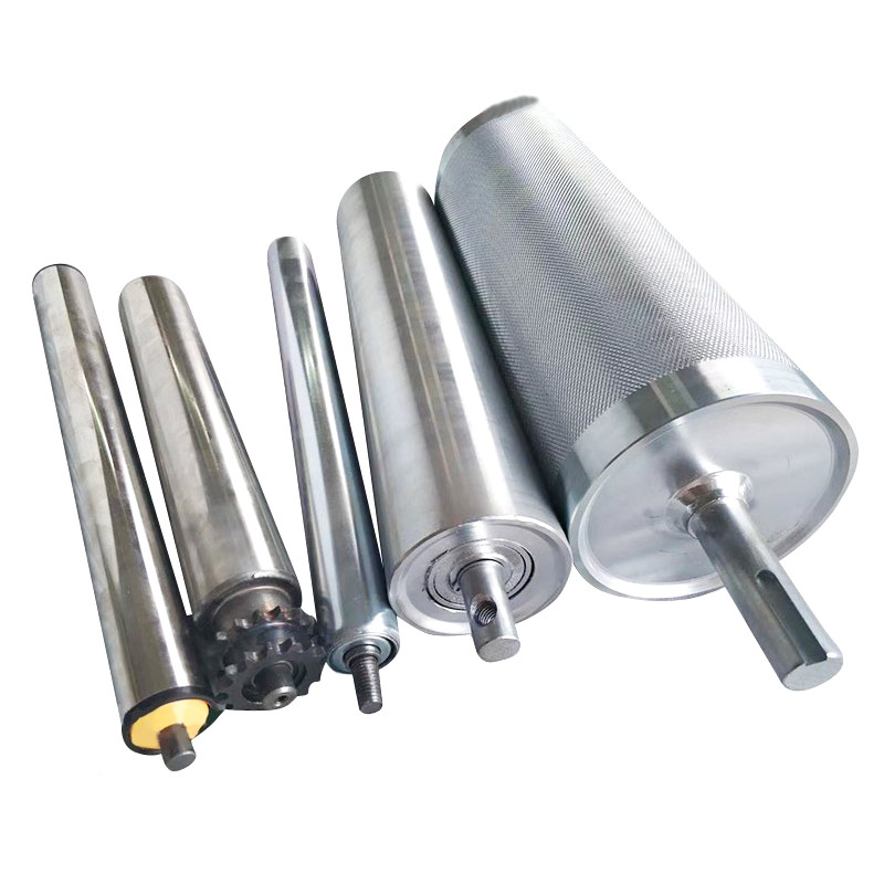 Elektrisk rulle Indbygget motor AC 220V 380V DC 24V 48V Rustfrit stål Rulle Power Rubber Coated Roller
